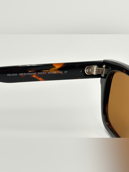 Ray-Ban Tortoiseshell Frame Sunglasses with Brown Polarized Lenses RB2283 992/57 - Picture 8 of 14